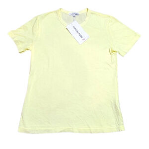 NWT $80 COTTON CITIZEN Standard Tee Supima Cotton XS Yellow Seasonal Wash